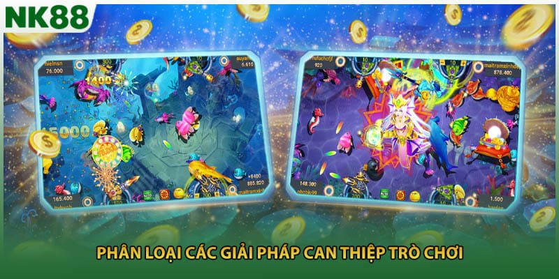 Phân loại các giải pháp can thiệp trò chơi